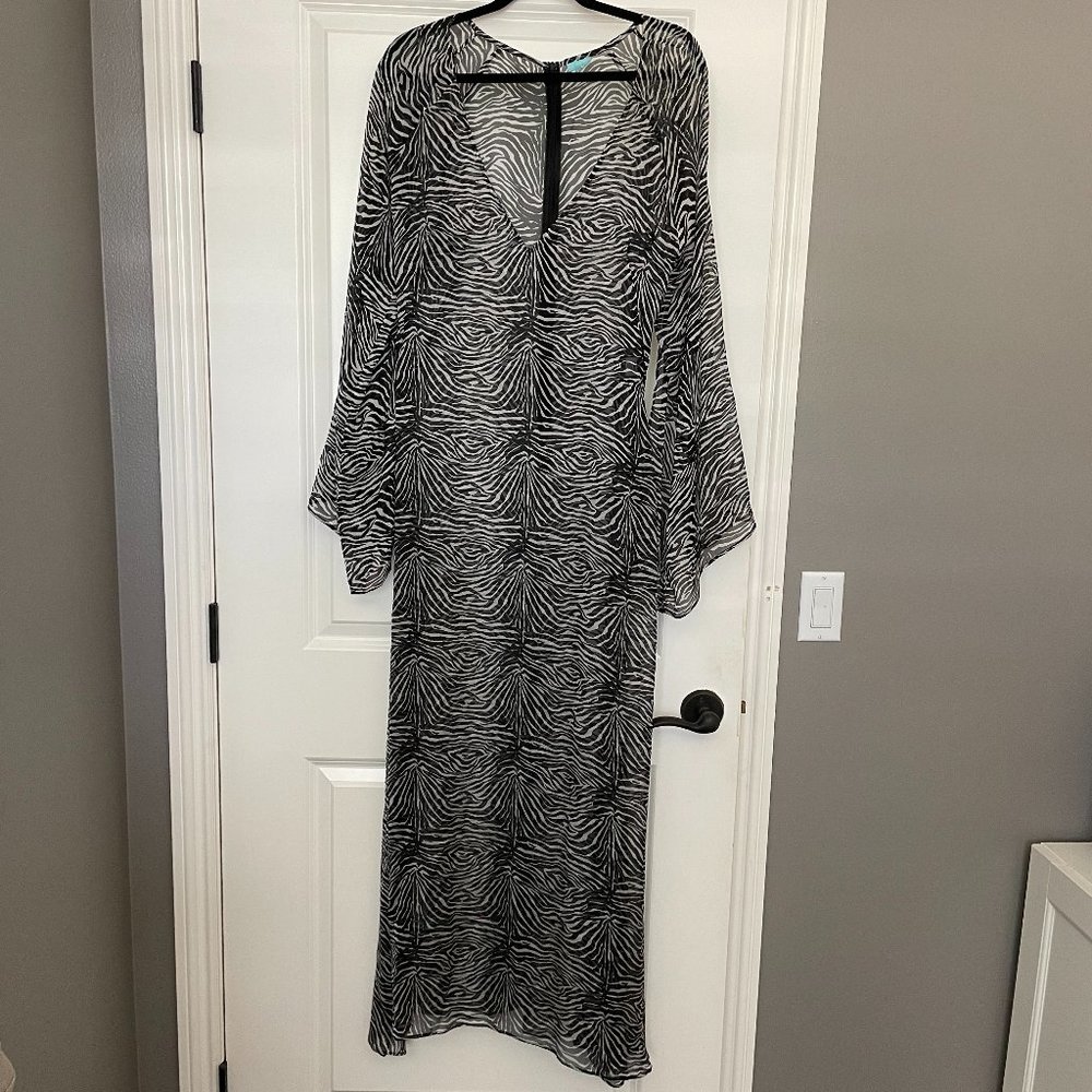 Melissa Odabash animal print bathing suit cover up. Size M.  $60